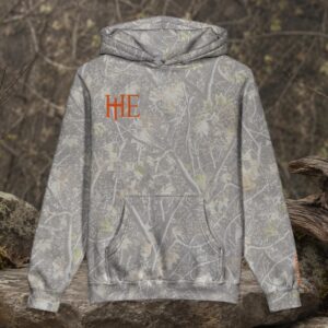 HE DID IT- Camo Hoodie